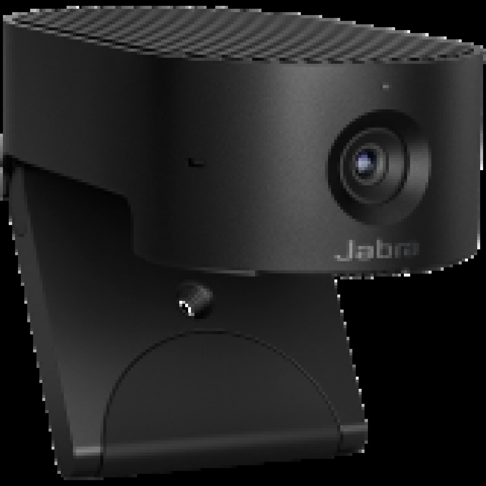 JABRA PanaCast 20, Premium AI-powered 4K Ultra HD video quality, AI-driven Intelligent Zoom, Intelligent Lighting Optimization, P-n-P, Powerful on-board AI processor, Integrated privacy cover, Clips to any monitor, with protective case, Plug&Play