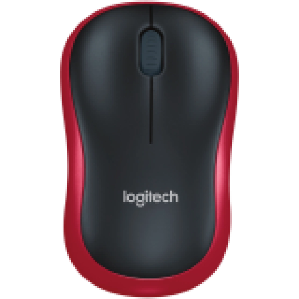 MOUSE USB OPTICAL CORDL. M185/RED 910-002240 LOGITECH
