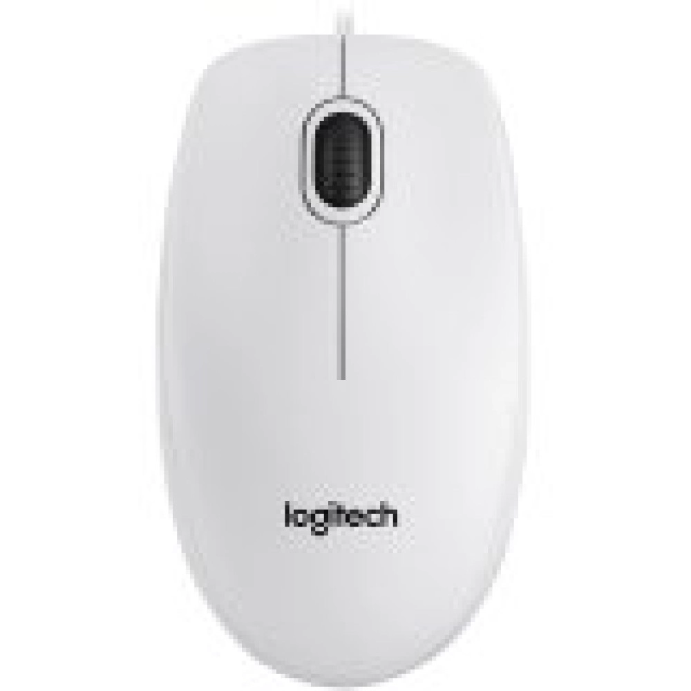 MOUSE USB OPTICAL B100/WHITE OEM 910-003360 LOGITECH