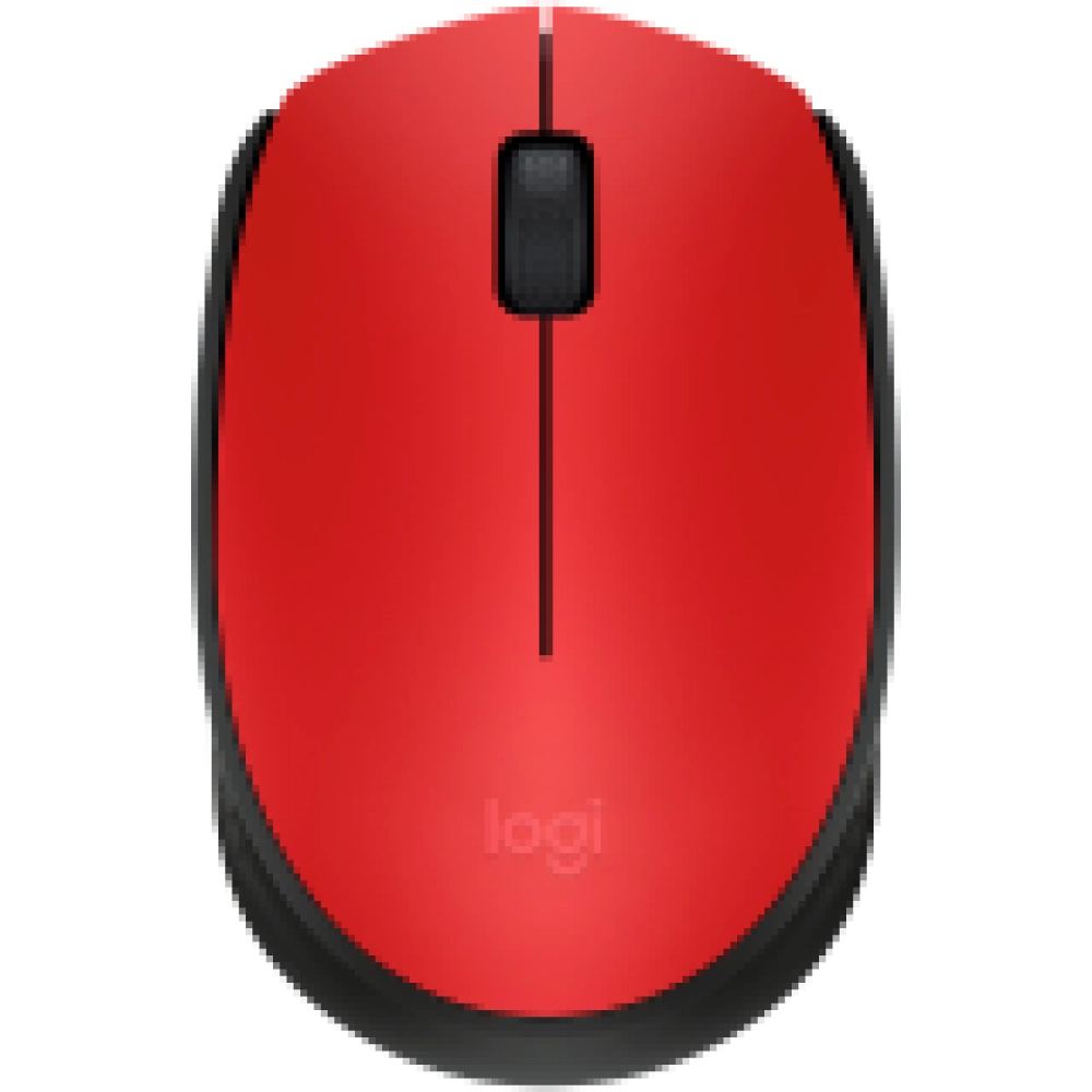 MOUSE USB OPTICAL WRL M171/RED 910-004641 LOGITECH