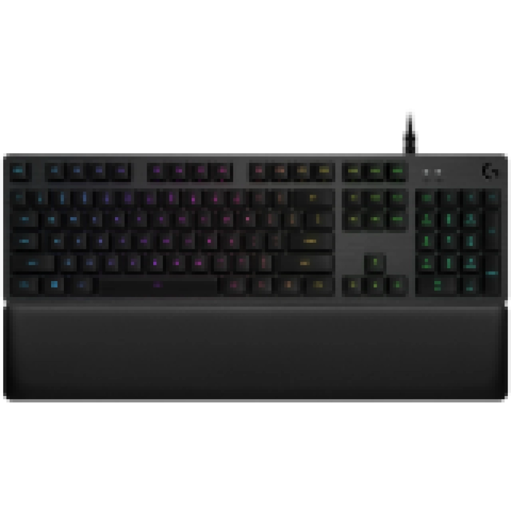 LOGITECH G513 Corded LIGHTSYNC Mechanical Gaming Keyboard - CARBON - US INT'L - USB - TACTILE