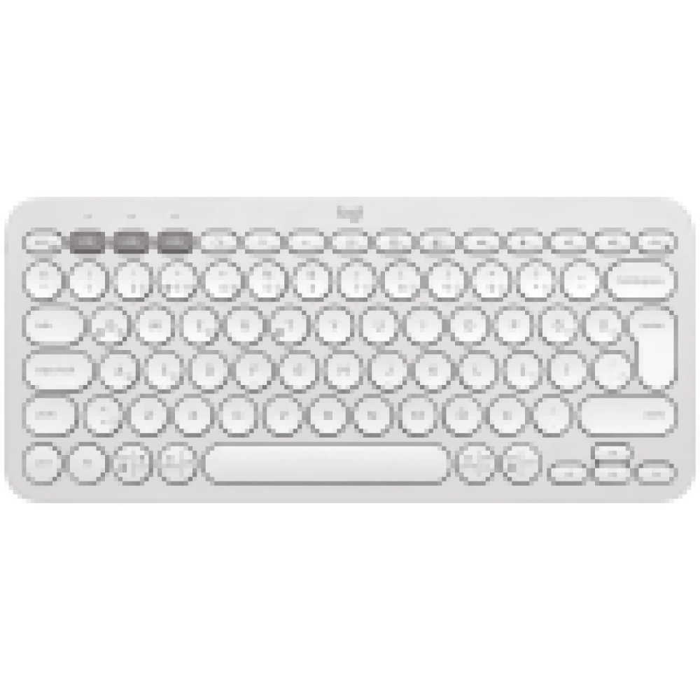 LOGITECH K380S Multi-Device Bluetooth Keyboard - TONAL WHITE - NORDIC