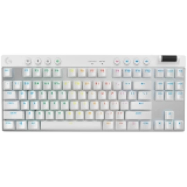 LOGITECH G PRO X TKL LIGHTSPEED Mechanical Gaming Keyboard - WHITE - US INT'L - TACTILE