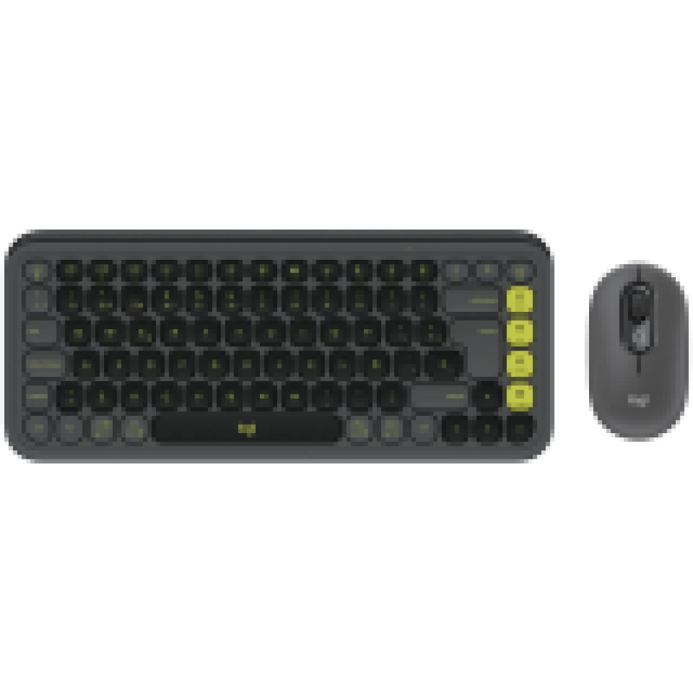 LOGITECH POP ICON COMBO - GRAPHITE - US INT'L - BT  - INTNL-973