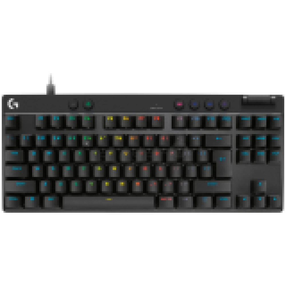 LOGITECH PRO X TKL RAPID Gaming Keyboard  - BLACK - US INT'L - USB - EMEA28i-935 - LINEAR