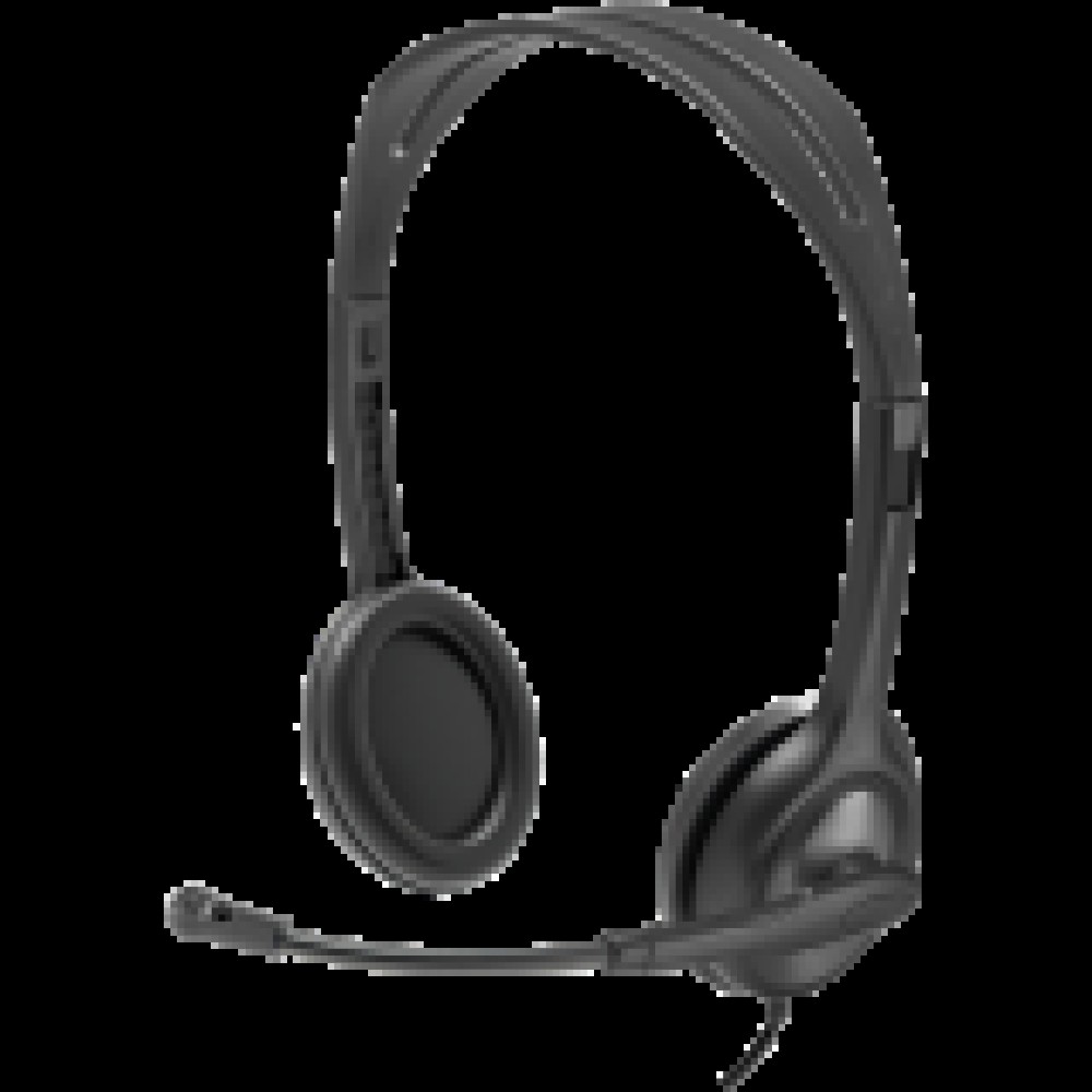 HEADSET STEREO H111/GREY 981-000593 LOGITECH