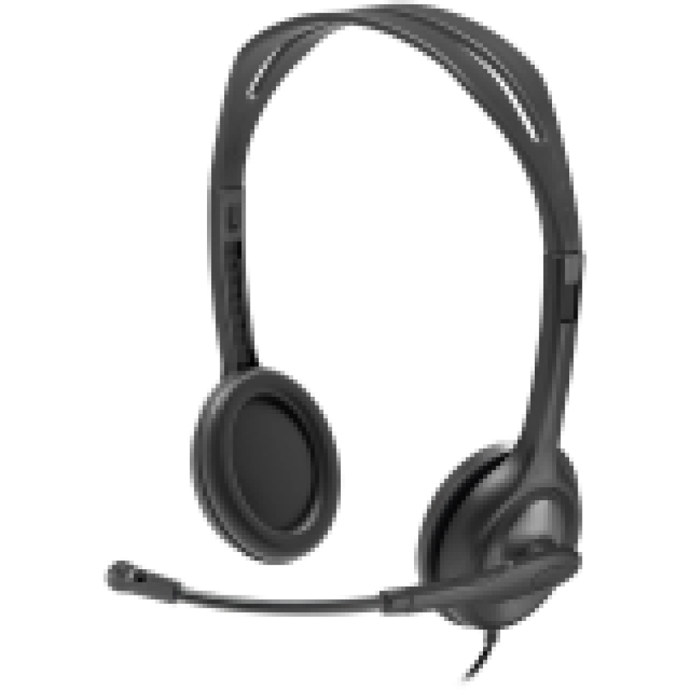 HEADSET STEREO H111/GREY 981-000593 LOGITECH