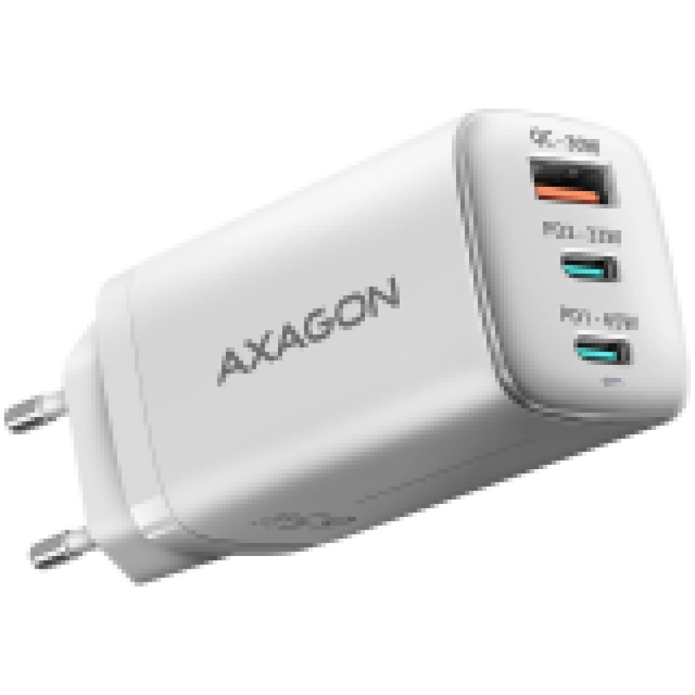 MOBILE CHARGER WALL USB 65W/GAN 3PORT ACU-DPQ65W AXAGON