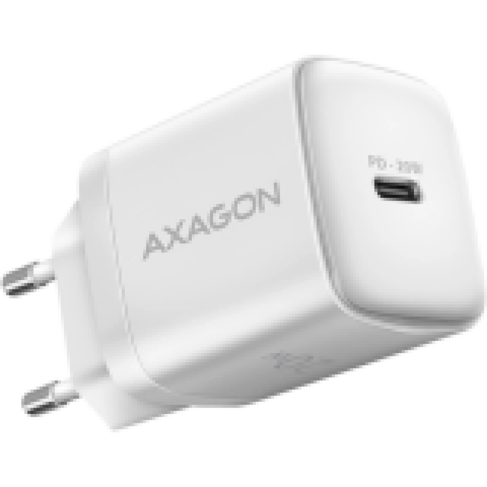 MOBILE CHARGER WALL USB-C 20W/1PORT WHITE ACU-PD20W AXAGON