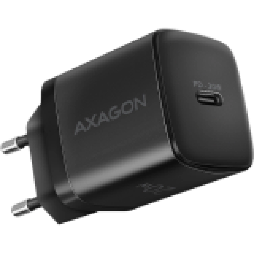 MOBILE CHARGER WALL USB-C 20W/1PORT BLACK ACU-PD20 AXAGON