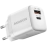 MOBILE CHARGER WALL USB 20W/2PORT WHITE ACU-PQ20W AXAGON