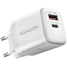 MOBILE CHARGER WALL USB 30W/2PORT WHITE ACU-PQ30W AXAGON