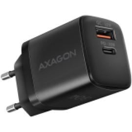 MOBILE CHARGER WALL USB 30W/2PORT BLACK ACU-PQ30 AXAGON