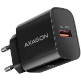 MOBILE CHARGER WALL USB 18W/1PORT BLACK ACU-QC18 AXAGON