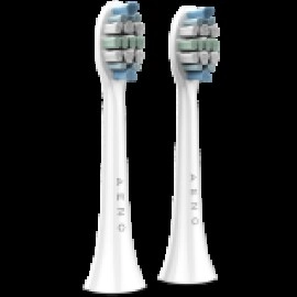 AENO Replacement toothbrush heads, White, Dupont bristles, 2pcs in set (for ADB0003/ADB0005 and ADB0004/ADB0006)