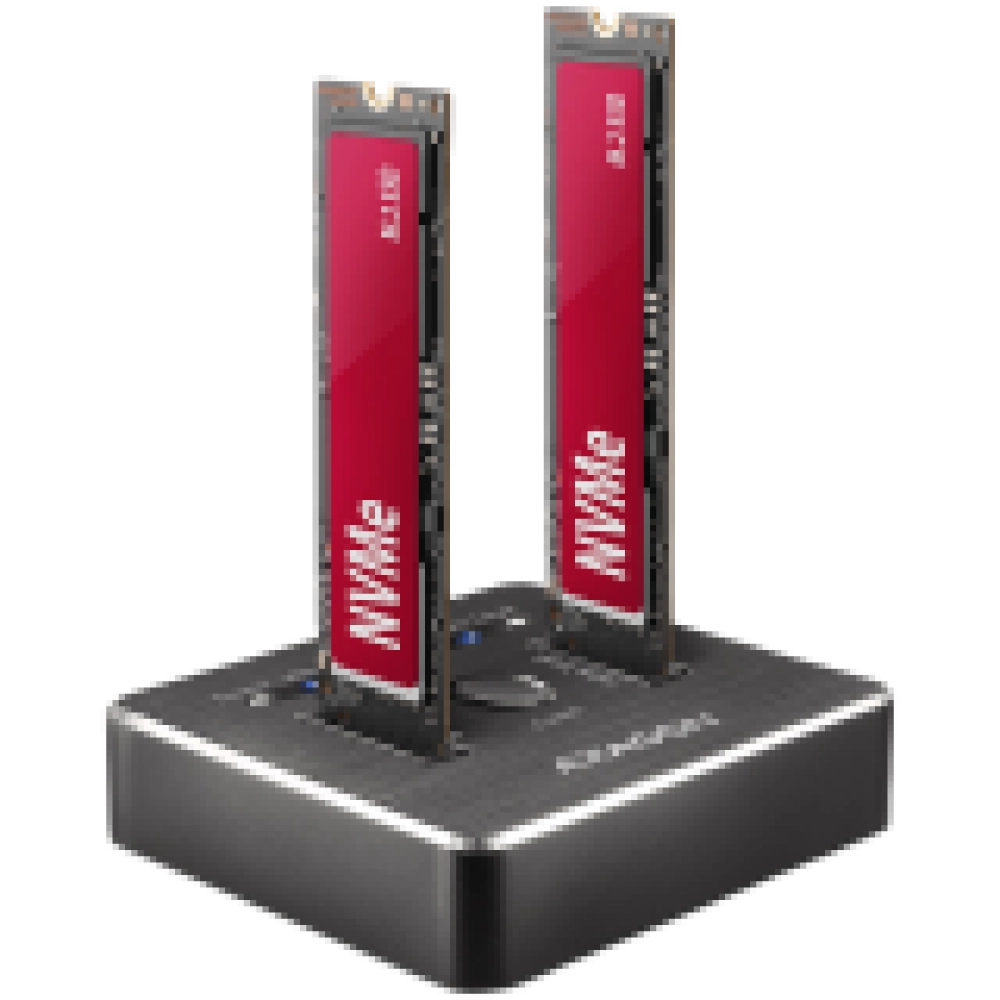 SSD ACC DOCK STATION USB-C/2XM.2 NVME ADSA-M2C AXAGON