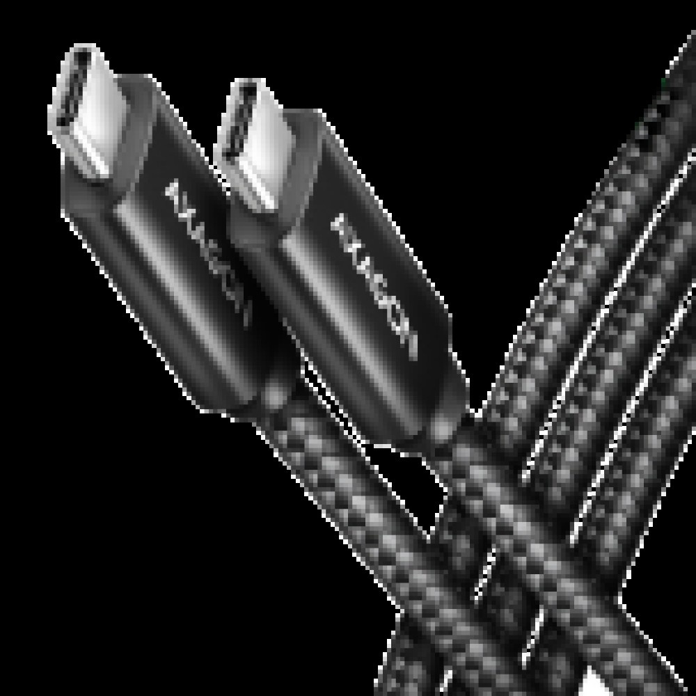 CABLE USB-C TO USB-C 2.5M 240W/BRAID BLK BUCM2-CM25AB AXAGON