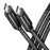 CABLE USB-C TO USB-C 2.5M 240W/BRAID BLK BUCM2-CM25AB AXAGON