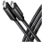 CABLE USB-C TO USB-C 3M 240W/BRAID BLK BUCM2-CM30AB AXAGON