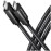 CABLE USB-C TO USB-C 1.5M 60W/BLACK BUCM3-CM15AB AXAGON