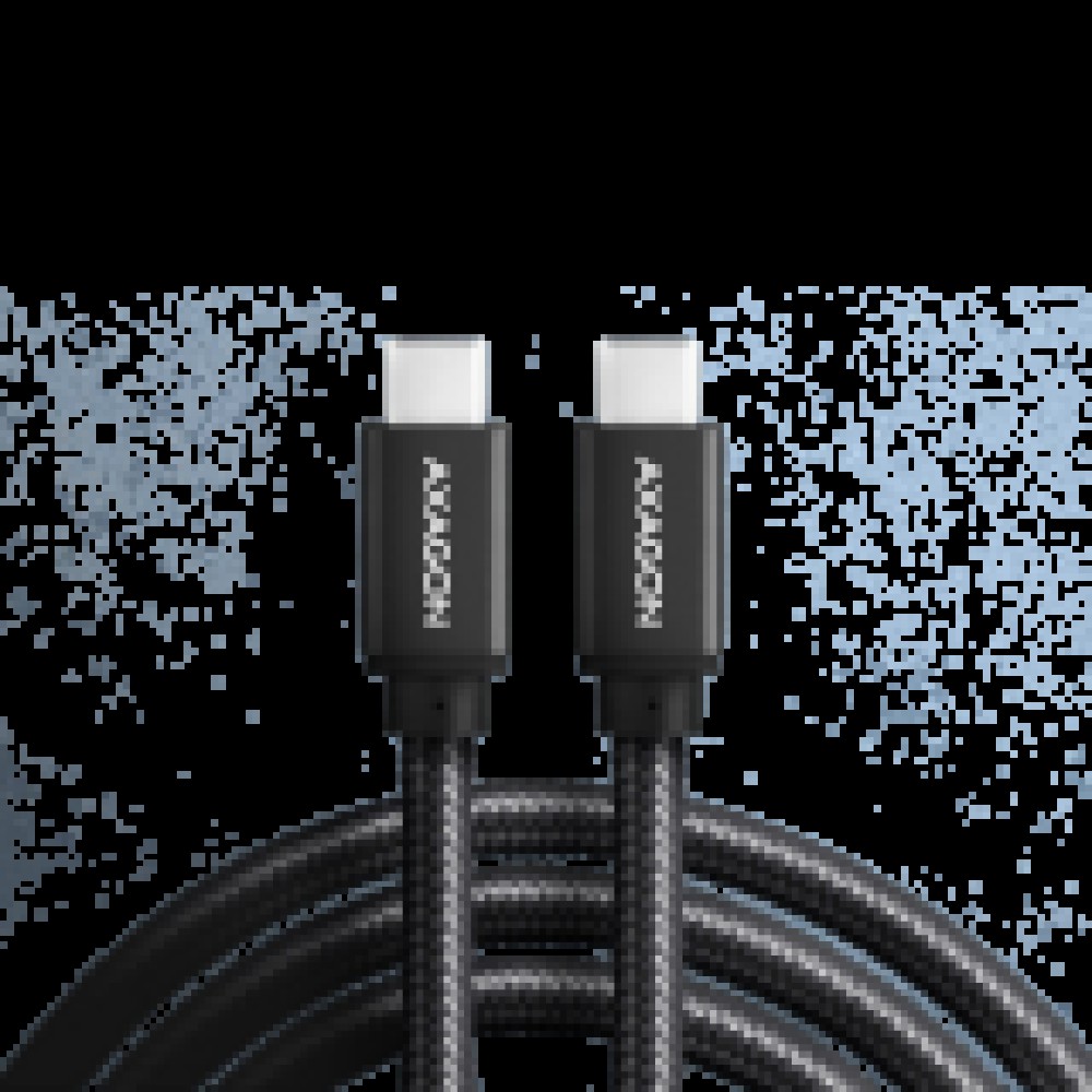 CABLE USB-C TO USB-C 3M 60W/BLACK BUCM3-CM30AB AXAGON