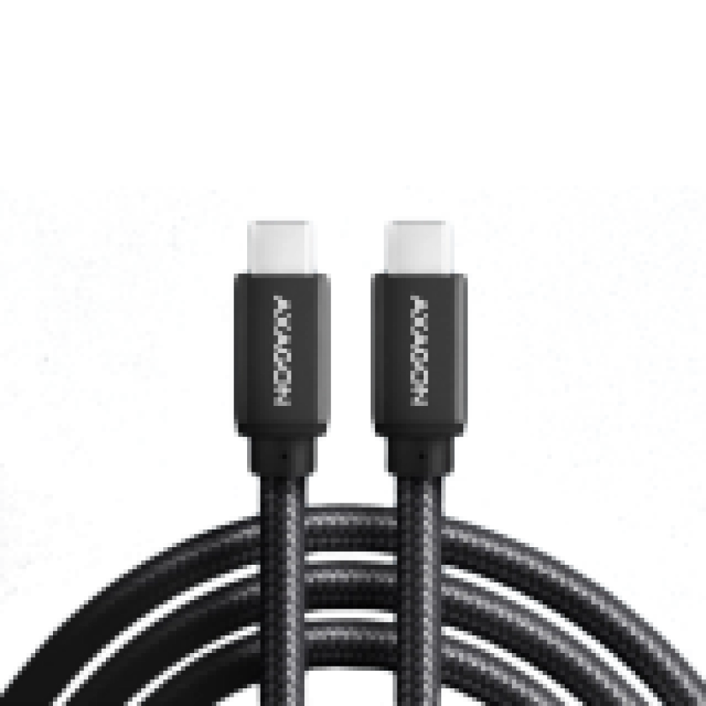 CABLE USB-C TO USB-C 3M 60W/BLACK BUCM3-CM30AB AXAGON