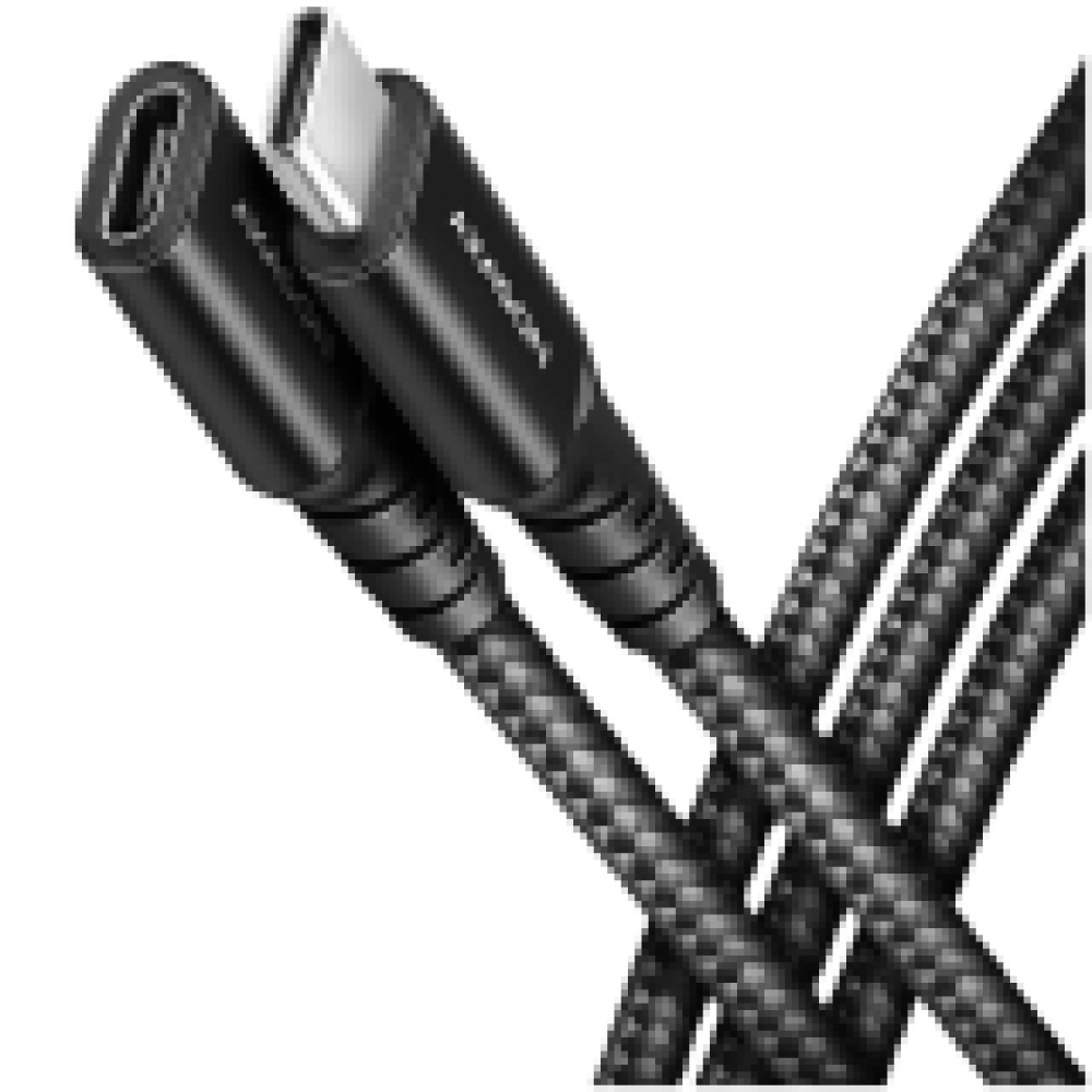 CABLE USB-C EXTENSION 0.5M/BLACK BUCM32-CF05AB AXAGON