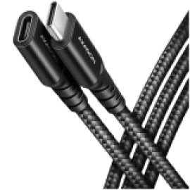 CABLE USB-C EXTENSION 1M/BLACK BUCM32-CF10AB AXAGON