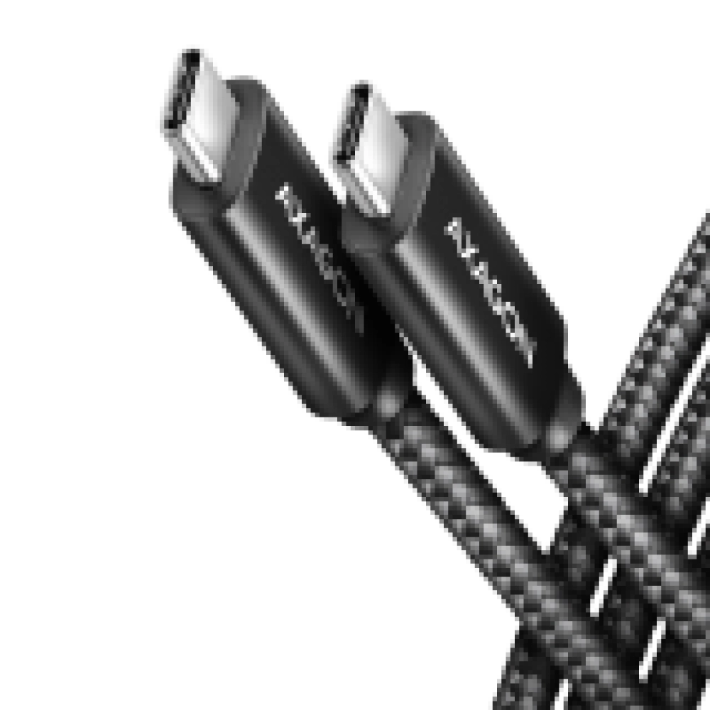 CABLE USB-C TO USB-C 2M 240W/BRAID BLK BUCM2-CM20AB AXAGON