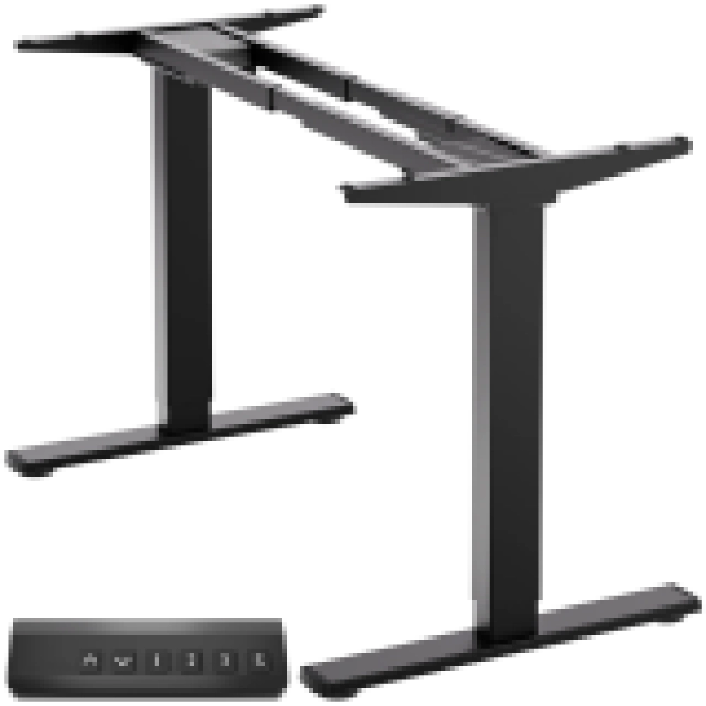 DESK FRAME MOTORISED/BLACK CDF222E-B ONKRON
