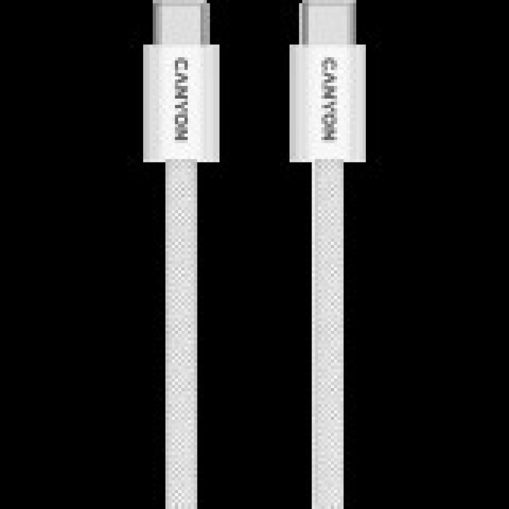 CANYON cable OnWire 60MG C-C 60W Magnet Braided 1m White