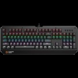 CANYON Hazard GK-6, Wired multimedia gaming keyboard with lighting effect, 108pcs rainbow LED, Numbers 104keys, EN double injection layout, cable length 1.8M, 450.5*163.7*42mm, 0.90kg, color black