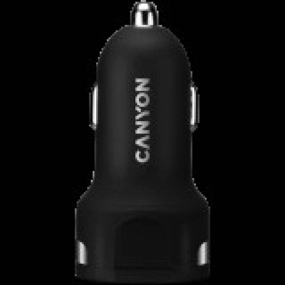 CANYON car charger C-04 2.4A/2USB-A Black