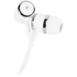 CANYON Stereo earphones with microphone, White