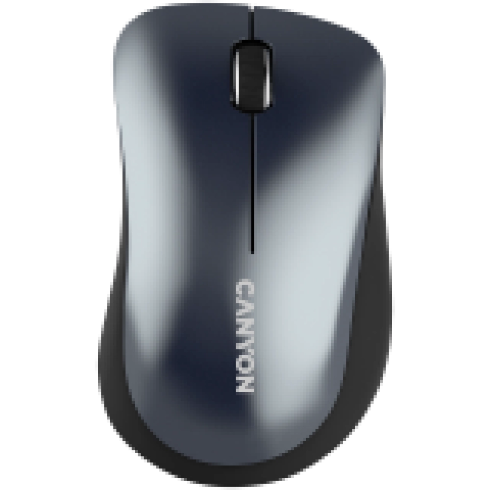 CANYON MW-11, 2.4 GHz Wireless mouse,with 3 buttons, DPI 1200, Battery:AAA*2pcs,Black,67*109*38mm,0.063kg