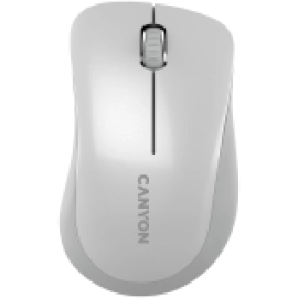 CANYON MW-11, 2.4 GHz  Wireless mouse ,with 3 buttons, DPI 1200, Battery:AAA*2pcs  ,pearl white grey67*109*38mm 0.063kg
