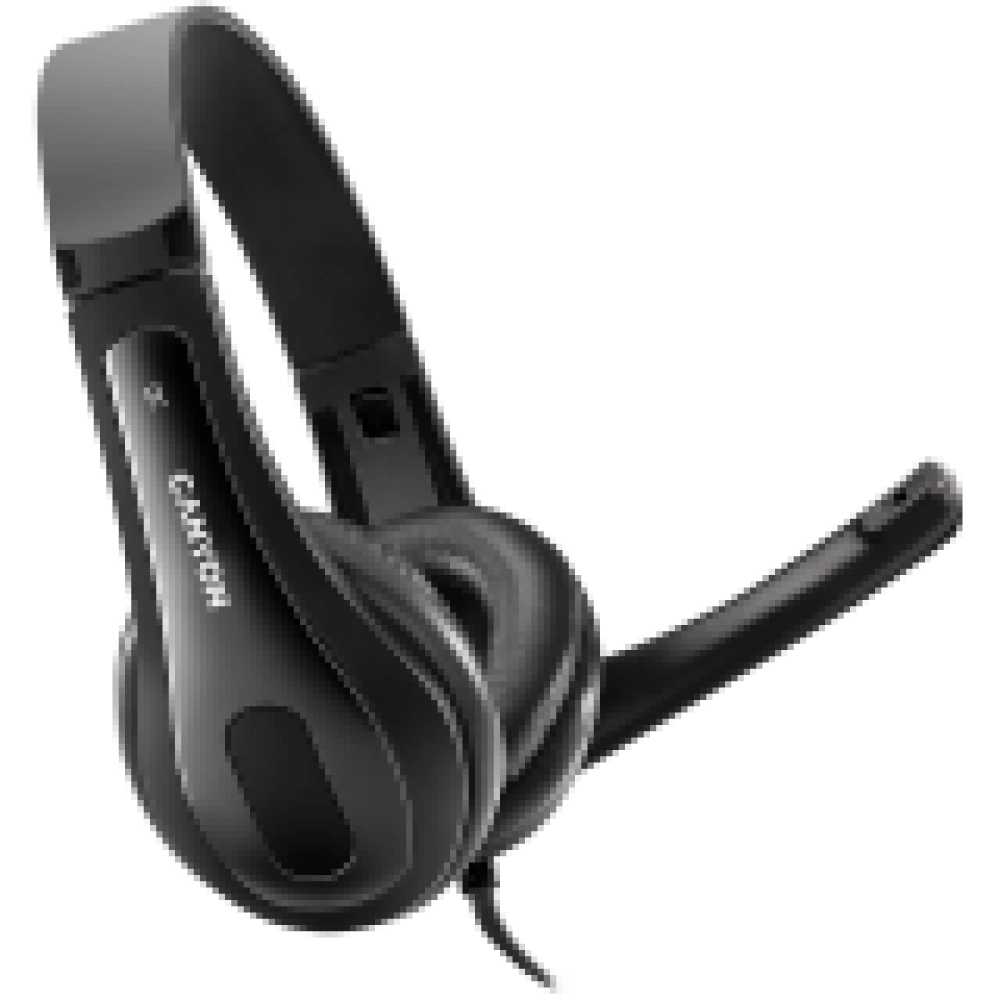 CANYON PC headset CHSU-1 PC Mic USB 2m Black