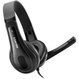 CANYON PC headset CHSU-1 PC Mic USB 2m Black