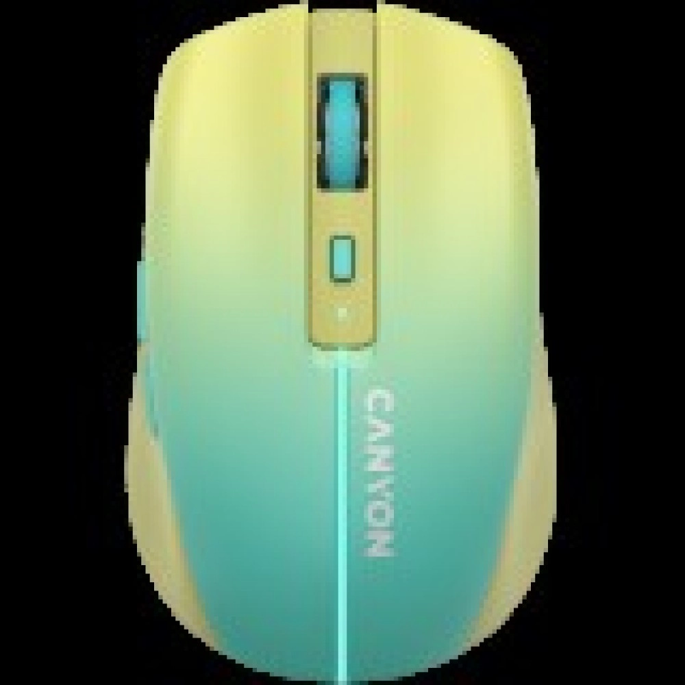CANYON mouse MW-44  Wireless Charge Yellow Blue