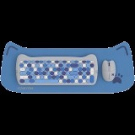 CANYON HSET-W6 EN Keyboard+Mouse Kitty Edition AAA+АА Wireless Blue