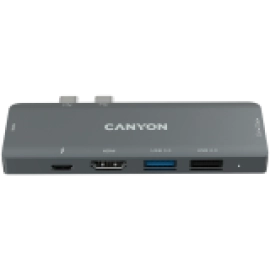 CANYON hub DS-5 7in1 Thunderbolt 3 Space Grey
