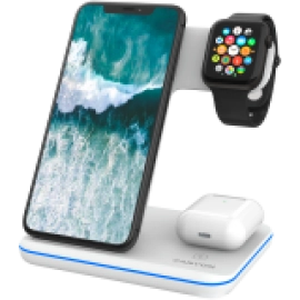 CANYON wireless charger WS-303 15W 3in1 White