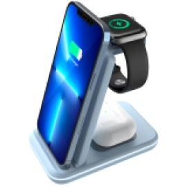 CANYON wireless charger WS-304 15W 3in1 Blue