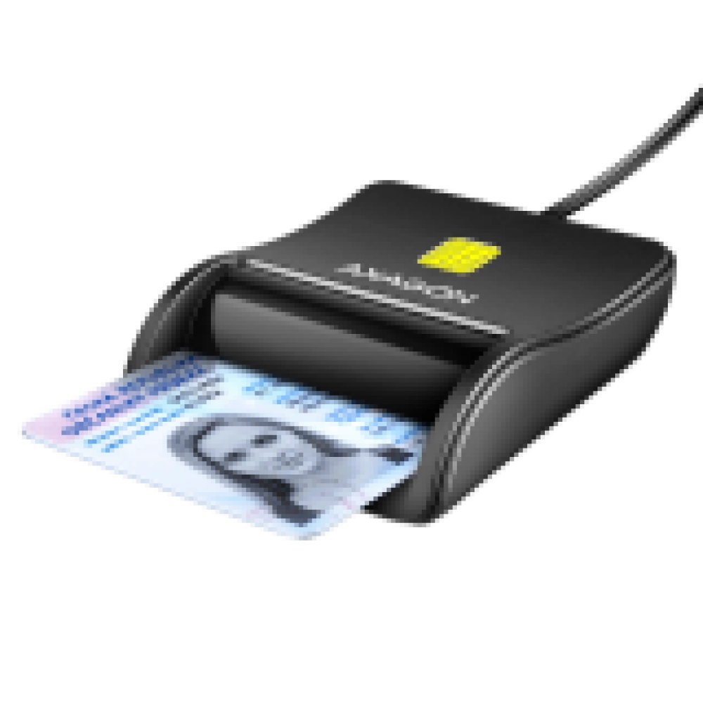 CARD READER FLAT SMARTCARD/USB2.0 1.3M CRE-SM3N AXAGON