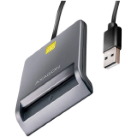 CARD READER FLAT SMARTCARD/ID/USB2.0 1.3M CRE-SM3T AXAGON