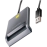 CARD READER FLAT SMARTCARD/ID/USB2.0 1.3M CRE-SM3T AXAGON