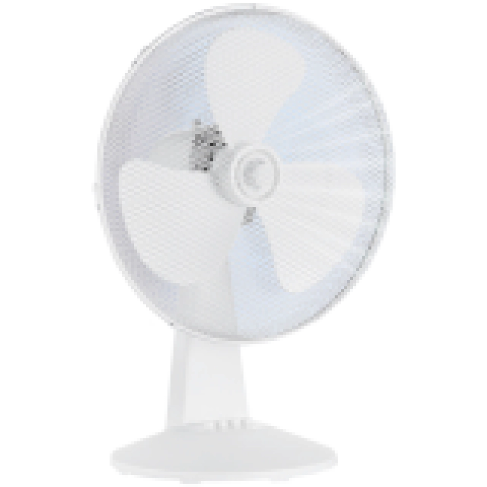 Table fan, 40W, 40cm, 3 speeds, mechanical, noise level: 50-60 dB, Oscillation  80°, Tilting +24° -12°