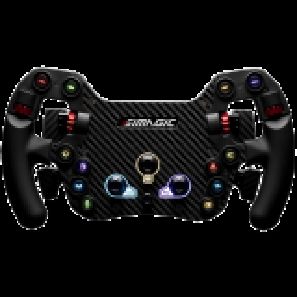 SIMAGIC FX Steering Wheel, Carbon Fiber, Shifter & Clutch Paddles. S204