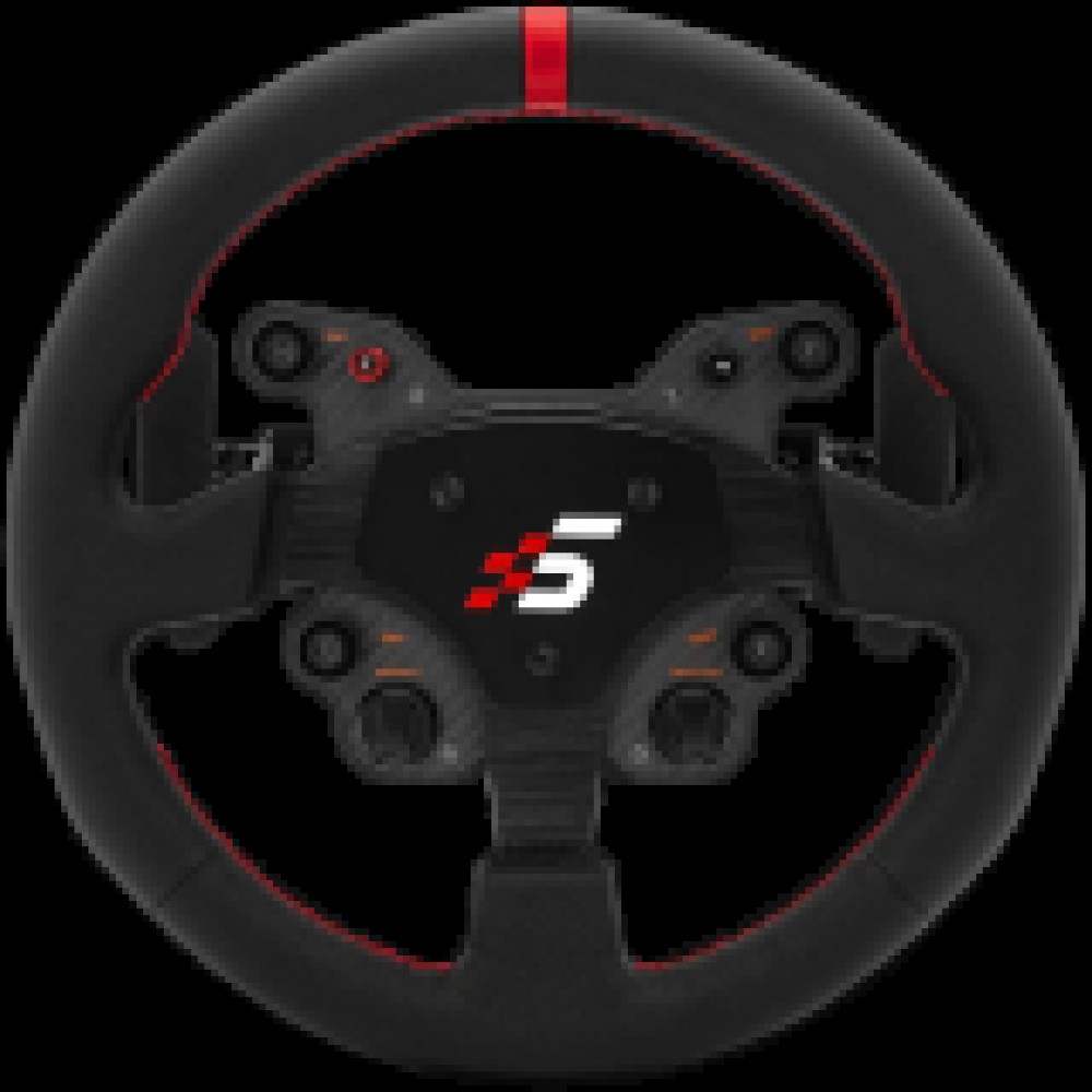 SIMAGIC GT1 Round Steering Wheel, Shifter Paddles, Leather, QR70 Included. S209