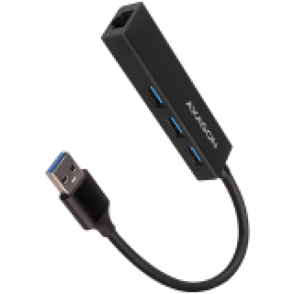 I/O HUB USB3.2 3PORT GLAN/0.2M HMA-GL3A AXAGON